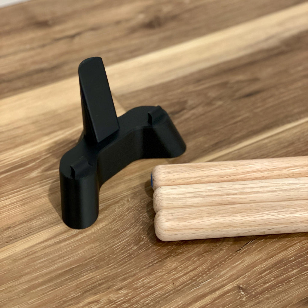 Yoga iPad Stand: Oak Legs, Eco-Friendly Bioplastic, Minimalist Design
