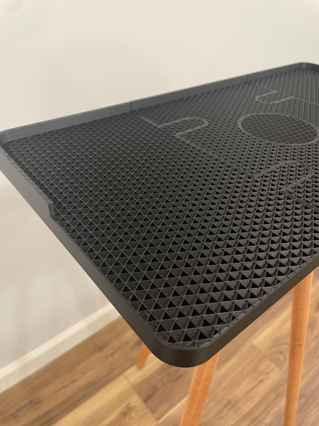 Indoor Cycling Desk: Laptop Stand, Maine Oak Legs, Perfect for Zwift, Home Gym